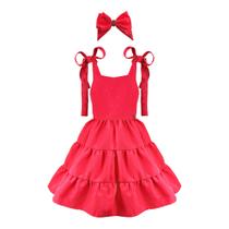Vestido Infantil 3 Marias Rosa Neon Moda Menina Vestido Infantil 3 Marias Rosa Neon Moda Menina