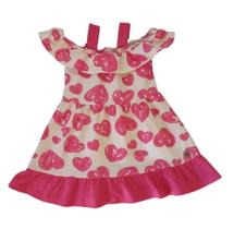 Vestido Infantil Alcinha Ciganinha em Cotton Abrange