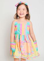 Vestido infantil Alphabeto - Borbohouse Vestido infantil Alphabeto - Borbohouse
