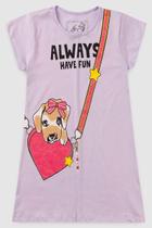 Vestido Infantil Always Have Fun Cachorrinho Vestido Infantil Always Have Fun Cachorrinho