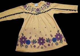 Vestido Infantil Amarelo Inverno Vestido Infantil Amarelo Inverno