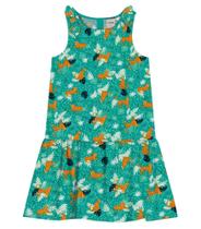 Vestido Infantil Animal Rovitex Kids Verde