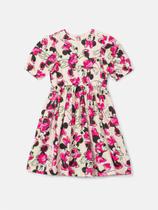 Vestido Infantil Animê Verão Minnie Rosa Disney