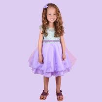 Vestido Infantil Ariel Princesa Sereia Aniversário Fantasia
