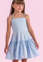Vestido Infantil Azul Menina Petit Cherie Vestido Infantil Azul Menina Petit Cherie