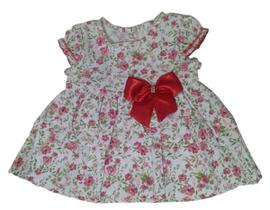 Vestido infantil Babado Duplo e Manga Princesa