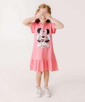 Vestido Infantil Babado Minnie Disney Tam 4 a 10-23025 Vestido Infantil Babado Minnie Disney Tam 4 a 10-23025