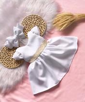 Vestido Infantil Baby Roupa De Bebe Festa Natal Menina Ano Novo