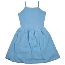 Vestido Infantil Balonê Menina Primavera Verão