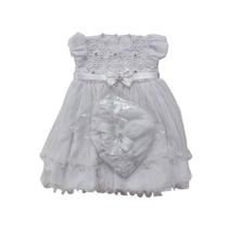 Vestido Infantil Batizado Branco Rocicle 3