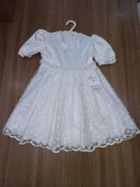 Vestido Infantil Batizado