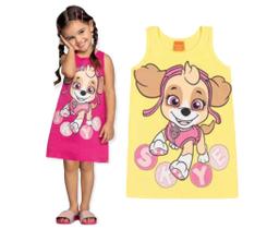 Vestido infantil bebê patrulha canina licenciado