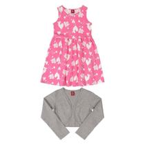 Vestido Infantil Bee Loop Estampado + Bolero