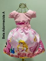 Vestido infantil bela adormecida