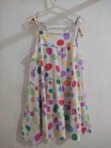 Vestido infantil bolinha
