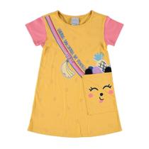 Vestido infantil Bolsinha de Frutas - Malwee