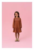Vestido Infantil Bordado Mon Sucré Vestido Infantil Bordado Mon Sucré