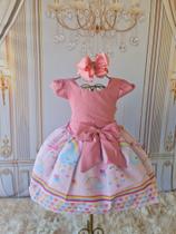 Vestido infantil chuva de bençãos