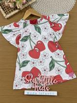 Vestido Infantil Cinti Off White Floral