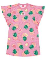 Vestido Infantil Cinti Verão Rosa Abacaxi