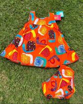 Vestido infantil coleção inverno 2022 Tamanho M,G 1 ano