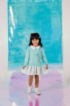 Vestido Infantil Colegial Gabriela Aquarela 231066