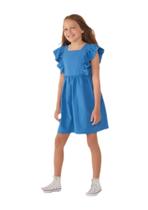 Vestido Infantil Com Babados