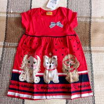 Vestido infantil com barrado - Ref 15111.2