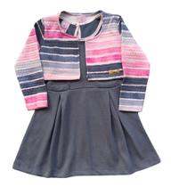 Vestido Infantil com Bolero ML Abrange Vestido Infantil com Bolero ML Abrange