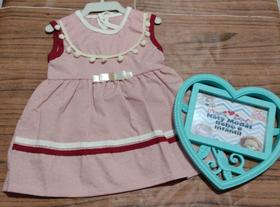 Vestido infantil Com listras Vestido infantil Com listras
