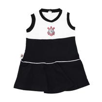 Vestido Infantil Corinthians Regata Oficial Menina Revedor