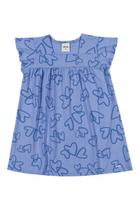 Vestido Infantil Curto 'Corações'