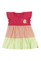 Vestido Infantil Curto 'Três Marias Caracol'