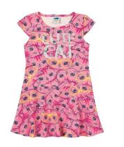 Vestido Infantil Cute Cats