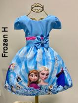 Vestido infantil da frozen