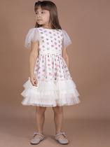 Vestido Infantil Day Dream - Estilo Princesa para Festas e Passeios Vestido Infantil Day Dream - Estilo Princesa para Festas e Passeios
