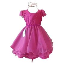 Vestido Infantil de Festa Princesa Luxo Sofia Sophia Enrolados Lilás