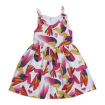 Vestido Infantil de Festa Rodado Beija Flor Luxo Princesa