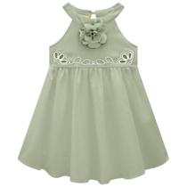 Vestido Infantil de Linho - Milon - Festas Vestido Infantil de Linho - Milon - Festas