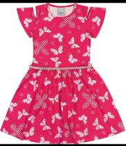 Vestido infantil de malha com cinto Vestido infantil de malha com cinto