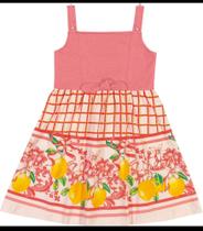 Vestido infantil de malha holly Vestido infantil de malha holly