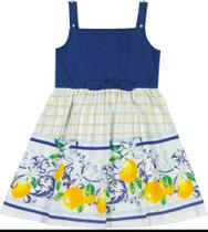 Vestido infantil de malha holly Vestido infantil de malha holly