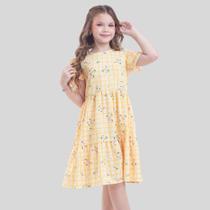 Vestido Infantil de Menina Casual Moda Festa 4 ao 14 anos