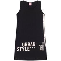 Vestido Infantil de Menina Style Preto
