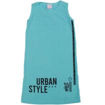 Vestido Infantil de Menina Style Verde