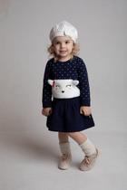 Vestido infantil de molecotton carneirinho