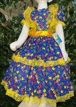 Vestido Infantil de quadrilha Maria Bonita MB0022