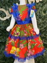 Vestido infantil de quadrilha Maria Bonita MB0047