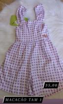 Vestido infantil detalhes rosa