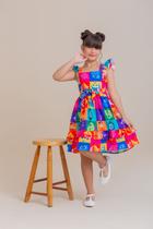 Vestido Infantil Divertidamente 2 Vestido Infantil Divertidamente 2